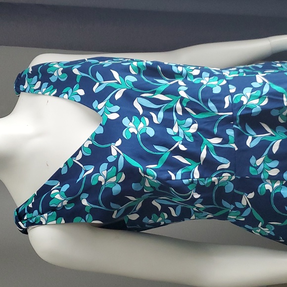 Draper James blue floral dress size 10 NWT - Picture 2 of 8